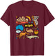 Australian Animals And Famous Tourism Icons Australia Travel T-Shirt - T-Shirt | Maroon