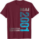 Mai 2001 Mann Frau 25. Geburtstag Limited Edition 25 T-Shirt - T-Shirt | Maroon