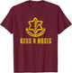 Waffen N Moses Israels Defense Forces IDF Tzahal Krav Maga , black T-Shirt - T-Shirt | Maroon