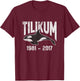 Tilikum 1981-2017 Free Tilikum Save Tilly Orca Whale Grunge T-Shirt - T-Shirt | Maroon