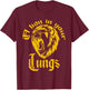 Worship Get Up Praise Lion Lungs Distressed Gold T-Shirt - T-Shirt | Maroon