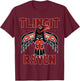 Alaska Tlingit Shirt for Native Raven Totem T-Shirt - T-Shirt | Maroon