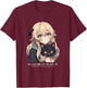 Kawaii Anime Neko Cat Girl Manga Otaku Lover , black T-Shirt - T-Shirt | Maroon