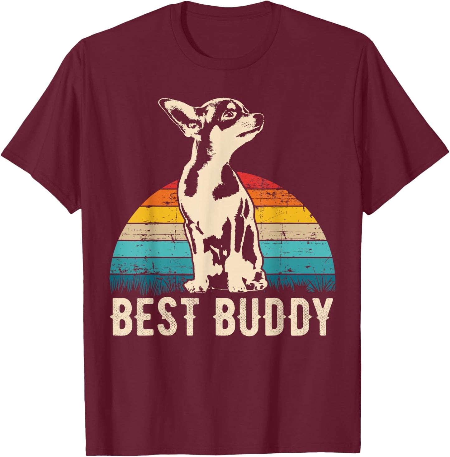 Chihuahua Chihuahueno Dog T-Shirt - T-Shirt | Maroon