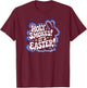 Holy Smokes It's Easter 420 Funny Easter 2025 T-Shirt - T-Shirt | Maroon