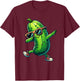 Dabbing Green Cucumber Funny Cucumber Vegetable Gift , black T-Shirt - T-Shirt | Maroon
