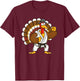 Turkey With Jiu Jitsu Thankful Thanksgiving Jiu Jitsu Lover T-Shirt - T-Shirt | Maroon