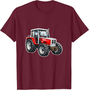 Steyr Austria Laster Landwirtschaft Trecker 8090 Traktor T-Shirt - T-Shirt | Maroon