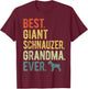Best Giant Schnauzer Grandma Ever Dog Lovers Mother's Day Women T-Shirt - T-Shirt | Maroon
