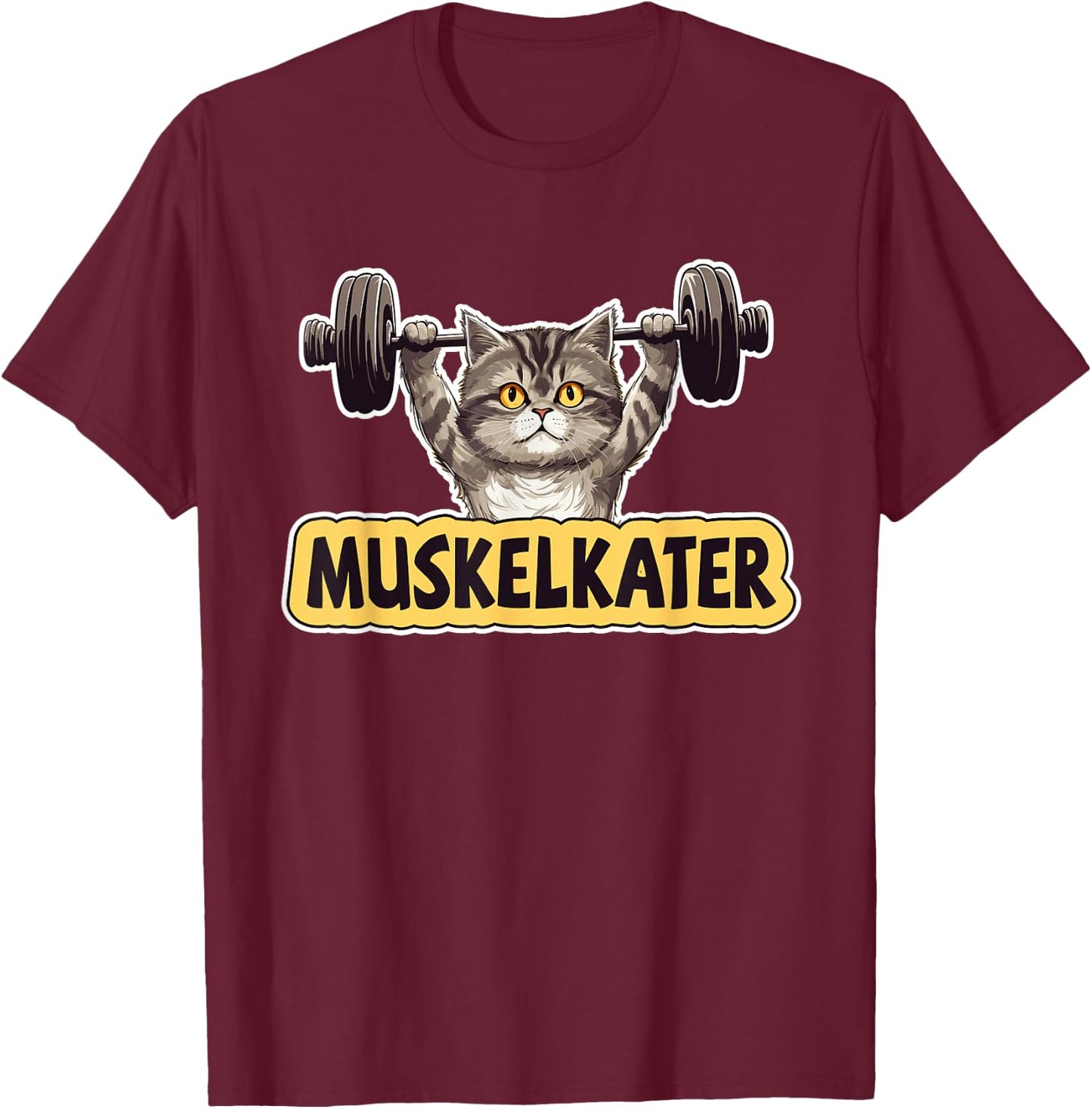 Fitness Fitnesstrainer Muskelkater Bodybuilder Fitnessstudio T-Shirt - T-Shirt | Maroon