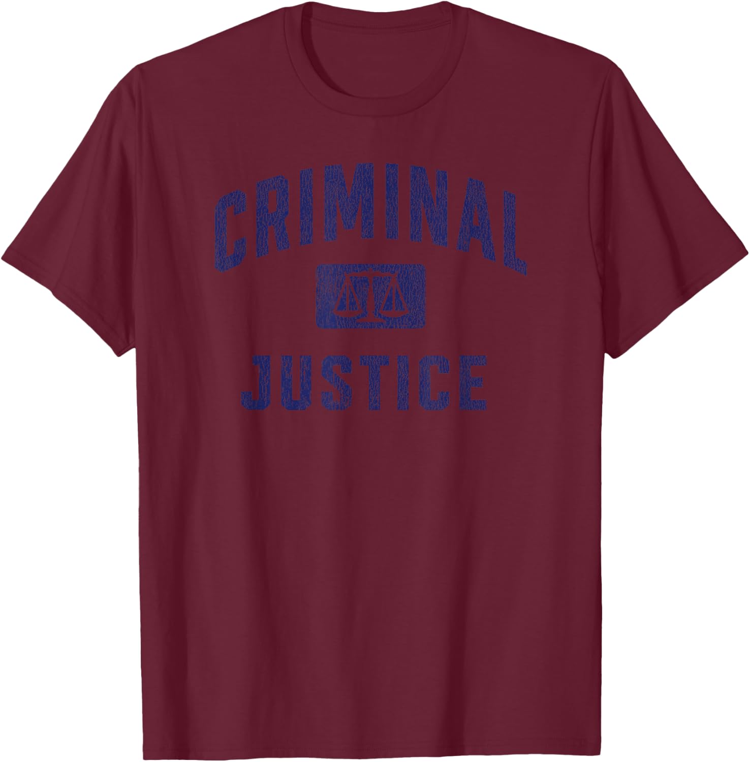 Future Criminal Justice Major College Graduate Graduation T-Shirt - T-Shirt | Maroon