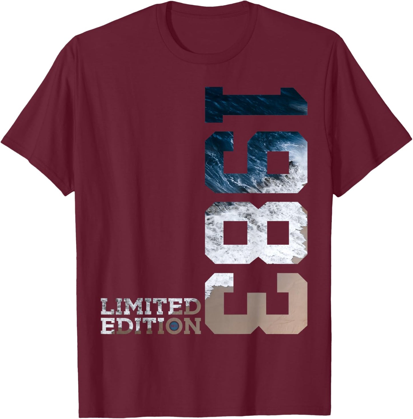 43 Jahre 43. Geburtstag Limited Edition 1983 T-Shirt - T-Shirt | Maroon
