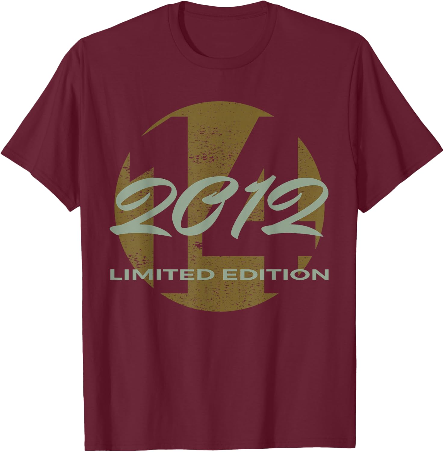 14. Geburtstag Mädchen Junge 14 Jahre 2012 Lustig Geschenk T-Shirt - T-Shirt | Maroon
