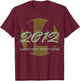 14. Geburtstag Mädchen Junge 14 Jahre 2012 Lustig Geschenk T-Shirt - T-Shirt | Maroon