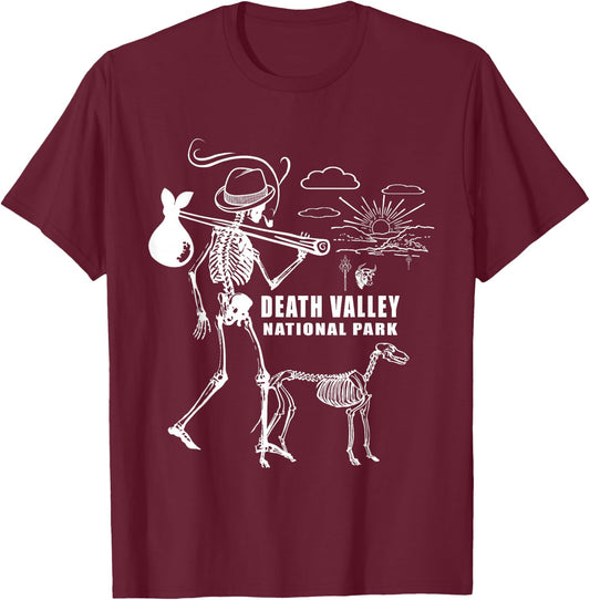 California Death Valley National Park T-Shirt - T-Shirt | Maroon