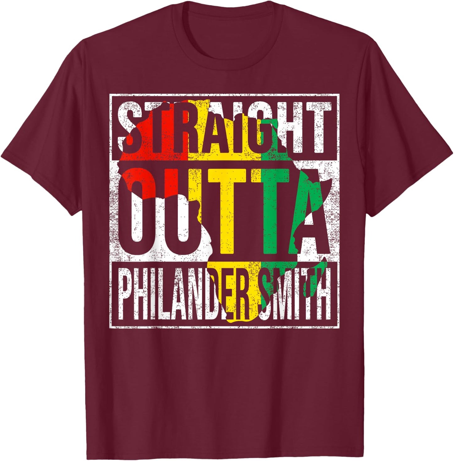 Vintage Philander Name smith Retro 139 years T-Shirt - T-Shirt | Maroon