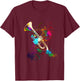 Trompete Spieler Musiker Geschenke & Designs - Erwachsene - Trompete - Black, Multicolored - S - Kurzarm - Crew-Kragen - Klassisch - Casual - Small - US - Regulär T-Shirt - T-Shirt | Maroon