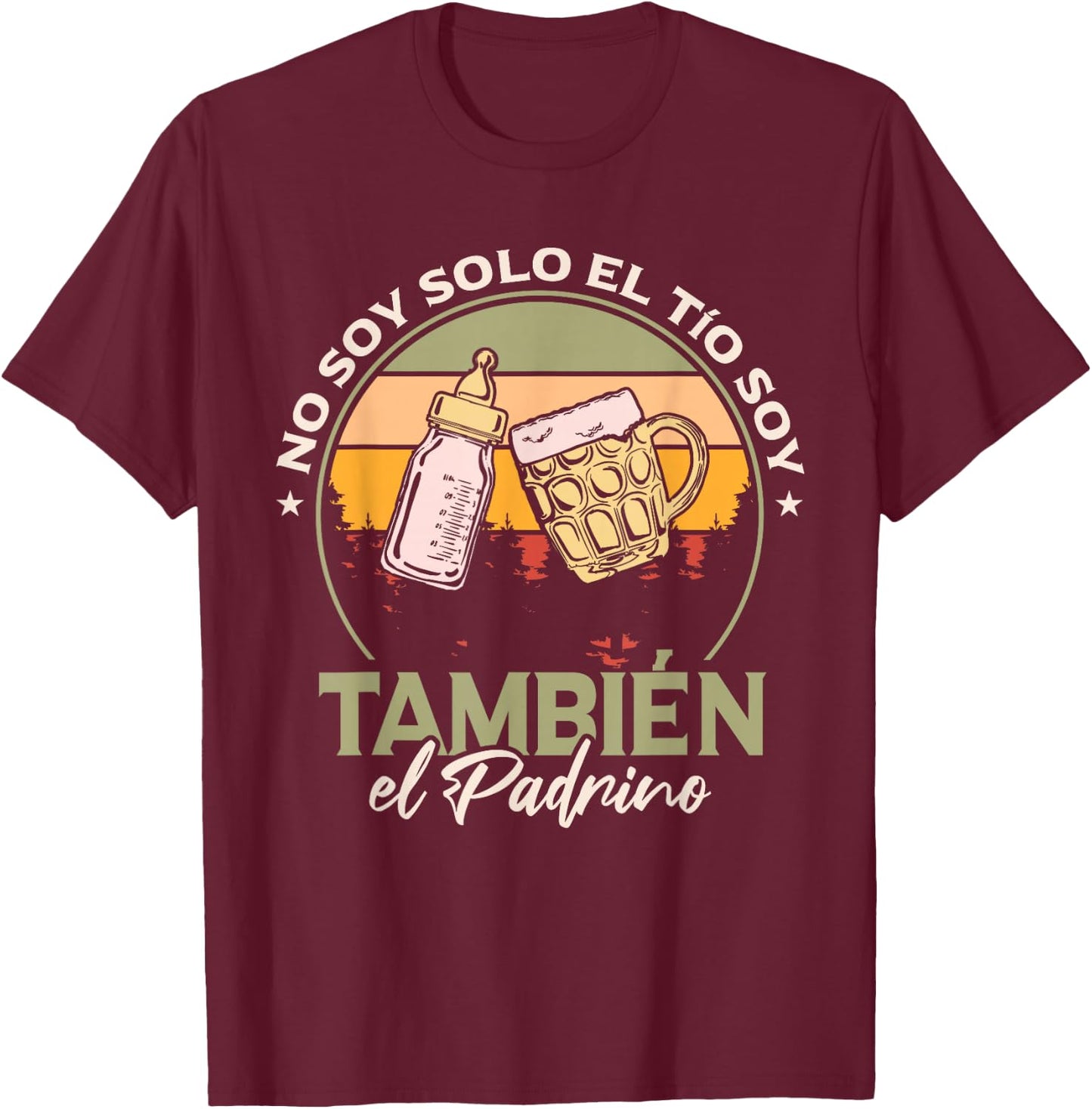 Regalo Padrino T-Shirt - T-Shirt | Maroon