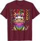 Bearded Dragon Cosplay Coloful Unicorn Birthday Kids Toddler T-Shirt - T-Shirt | Maroon