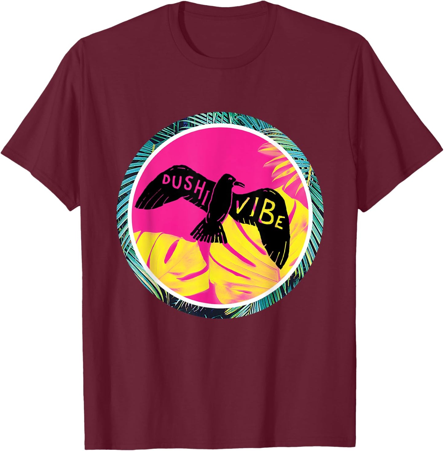 Aruba One Happy Island - Aruba Dushi Vibe T-Shirt - T-Shirt | Maroon