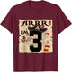 Arrr I'M 3 ARR Pirates Treasure Map 3rd Birthday Pirate T-Shirt - T-Shirt | Maroon