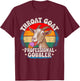 Funny Throat Goat Professional Gobbler Retro Inappropriate T-Shirt - T-Shirt | Maroon