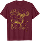 Vintage Cool Irish Elk Prehistoric Animal Scientific T Shirt T-Shirt - T-Shirt | Maroon