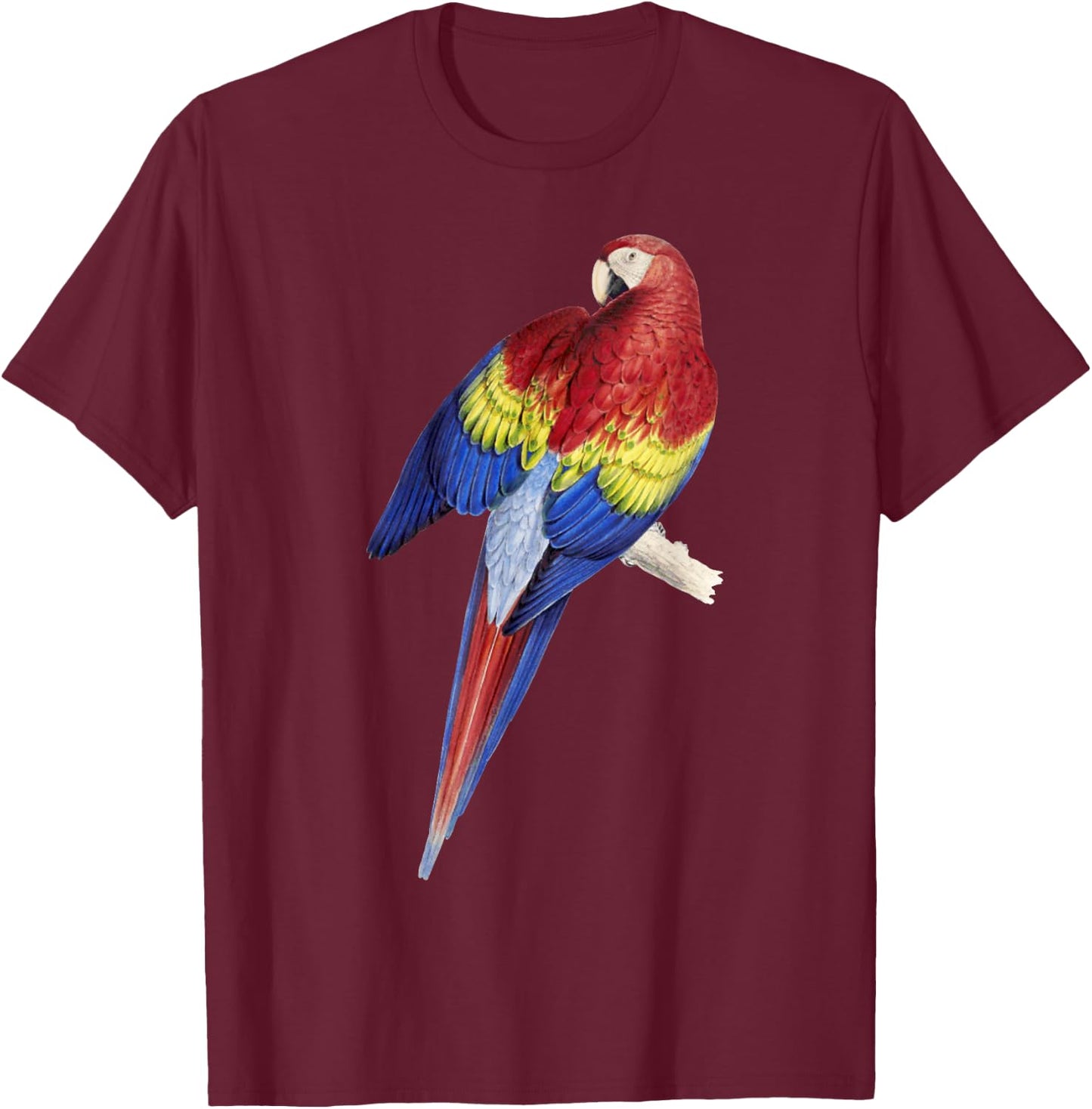 Parrot Scarlet Macaw Pet Owner Gift Scarlet Macaw T-Shirt - T-Shirt | Maroon