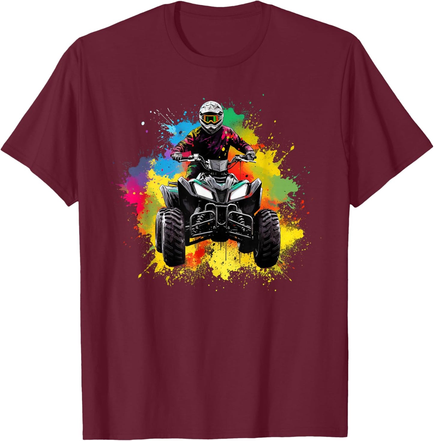 Cooles Quad für Dirtbiker Jungen und Mädchen T-Shirt - T-Shirt | Maroon