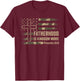 Fatherhood is Kingdom Work Christian Dad Father's Day Faith T-Shirt - T-Shirt | Maroon