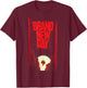 Marvel Studios Spider-Man: BND Movie 2026 City Web Title T-Shirt - T-Shirt | Maroon