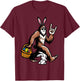Easter Bigfoot Rock Bunny Sasquatch Rocker Men Boys Kids T-Shirt - T-Shirt | Maroon