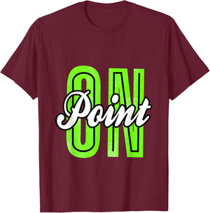 Green On-Point Green Color Graphic T-Shirt - T-Shirt | Maroon