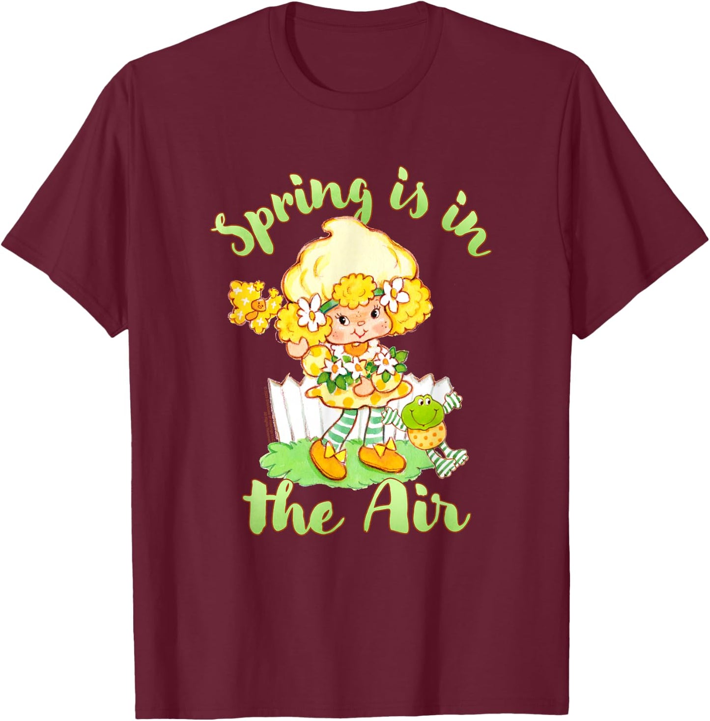Strawberry Shortcake Lemon Meringue Easter Spring In The Air T-Shirt - T-Shirt | Maroon