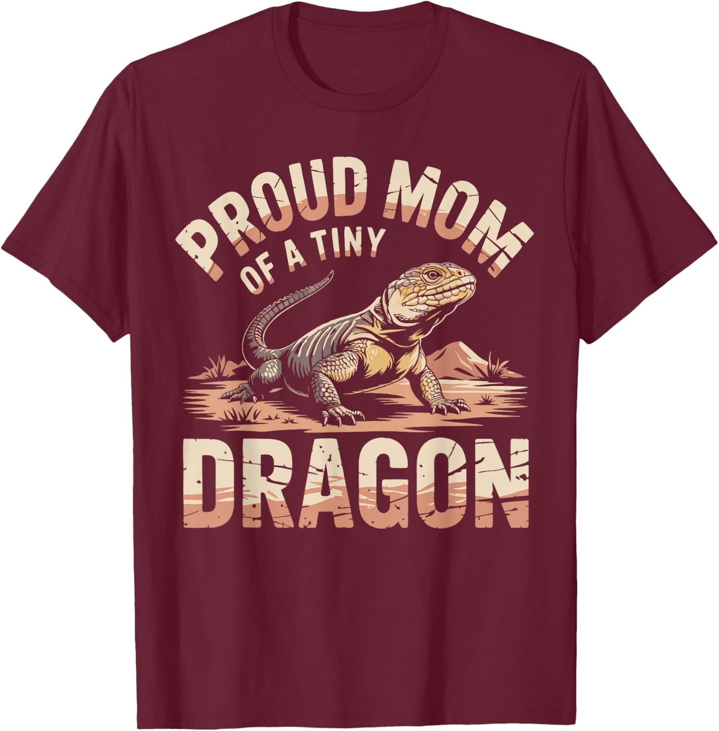 Uromastyx Owner Mom Funny Uromastyx T-Shirt - T-Shirt | Maroon