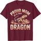 Uromastyx Owner Mom Funny Uromastyx T-Shirt - T-Shirt | Maroon