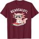Tennessee Merchant Reads Alotl -Kids Black Cotton T-Shirt - T-Shirt | Maroon