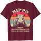 Hippo Definition Shirts Kids Cool Hippopotamus Funny T-Shirt - T-Shirt | Maroon