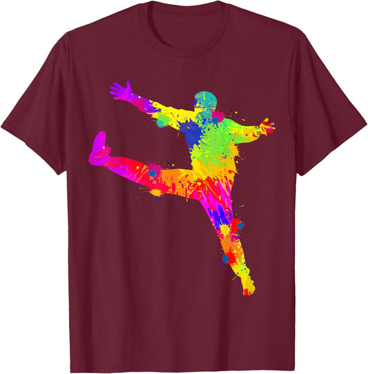 Handball Goalkeeper Handballer Men Children Boys , black, s T-Shirt - T-Shirt | Maroon