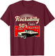 Rockabilly Style Hop Fifties Doo Wop Music Gifts , black, s T-Shirt - T-Shirt | Maroon