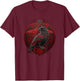 Scandinavian Odin Ravens T-Shirt - T-Shirt | Maroon