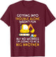 Kids Promoted to Big brother 2027 Construction Excavator Toddlers T-Shirt - T-Shirt | Maroon