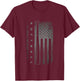 American Flag Softball Apparel - Softball Kids Men T-Shirt - T-Shirt | Maroon