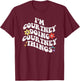 Personalized Name Mothers Day outfit Retro Groovy Im COURTNEY Doing COURTNEY Things Funny , Black T-Shirt - T-Shirt | Maroon