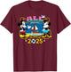 Disney Cruise Family Group Vacation Matching All Aboard 2025 T-Shirt - T-Shirt | Maroon