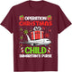 Operation Christmas Child Smaritan's Purse Funny Family Xmas T-Shirt - T-Shirt | Maroon