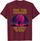 May The Course Be With You Funny Golf Gift Golfers Xmas T-Shirt - T-Shirt | Maroon