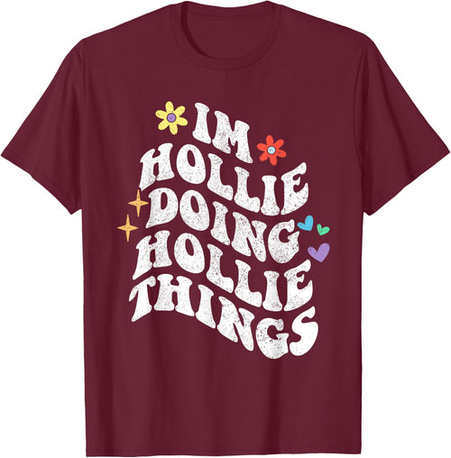 Retro Groovy Im Hollie Doing Hollie Things Funny Mother's