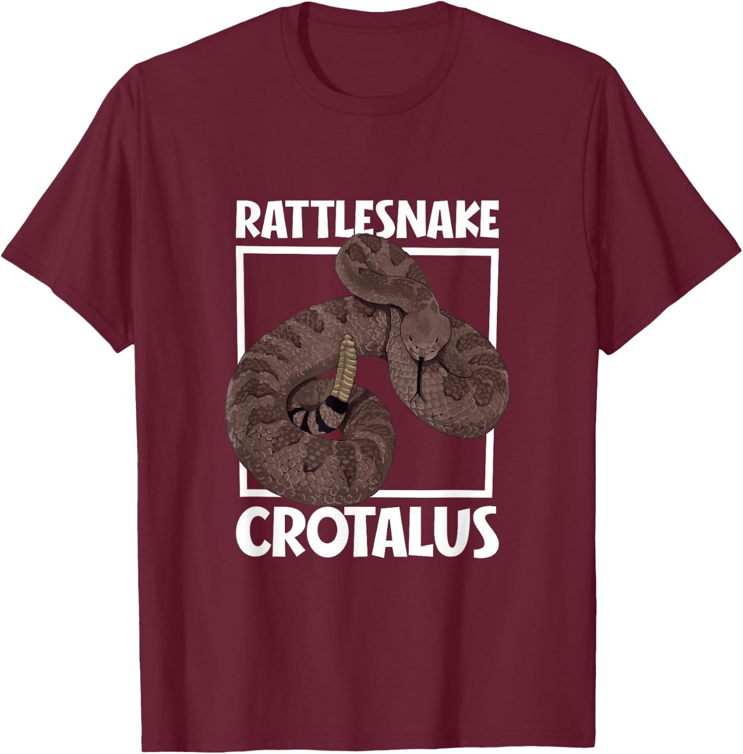 Rattlesnake T-Shirt - T-Shirt | Maroon