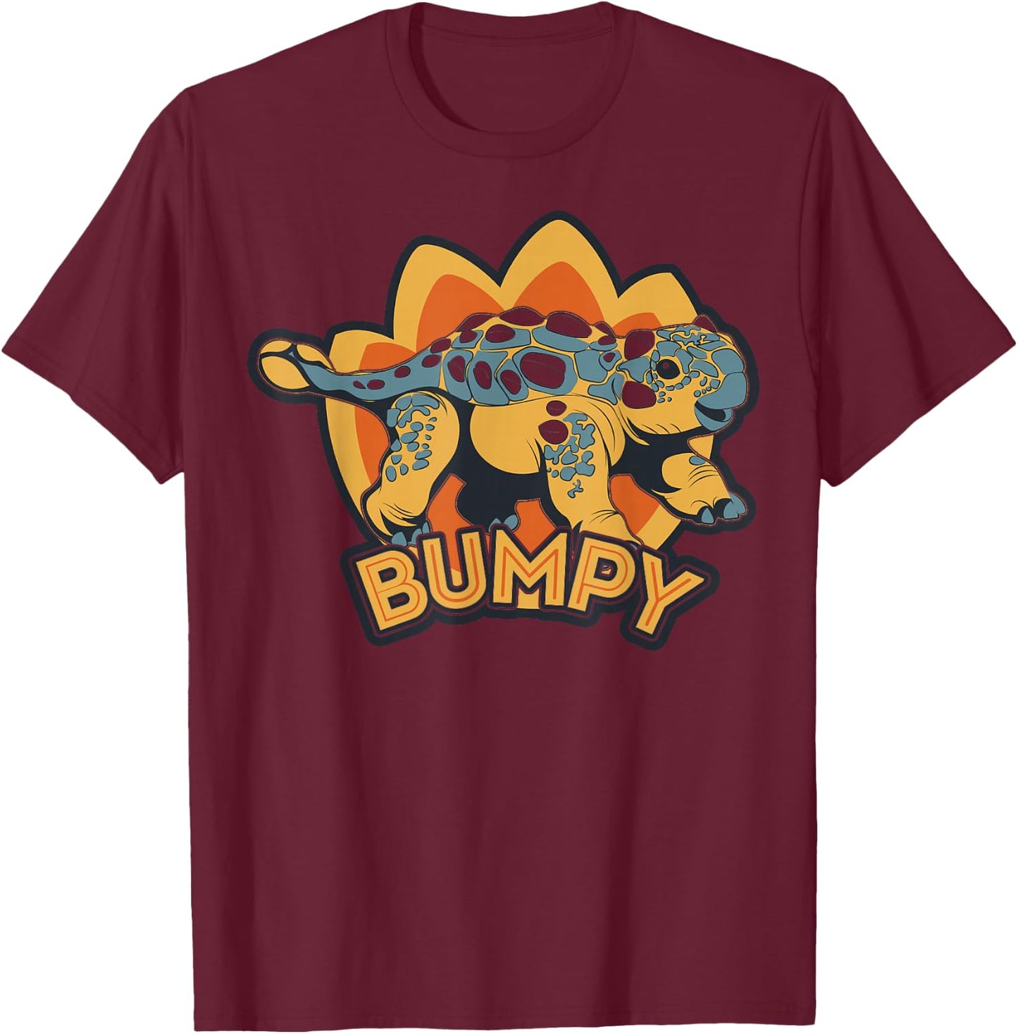 Jurassic World: Camp Cretaceous Bumpy Portrait T-Shirt - T-Shirt | Maroon